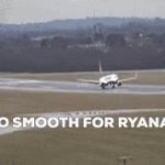 Ryanair landing GIF Template