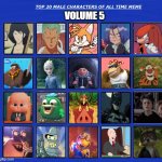 top 20 male characters of all time volume 5 | VOLUME 5 | image tagged in top 20 male characters of all time,favorites,dreamworks,nintendo,disney,smg4 | made w/ Imgflip meme maker