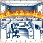 Burning Office