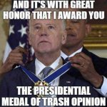 Medal of Trash Opinion