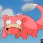 Slowpoke yawn GIF Template