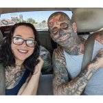 Tattoed couple