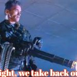 Slavic Schwarzenegger | On this night, we take back our world! | image tagged in slavic schwarzenegger,slavic,terminator | made w/ Imgflip meme maker