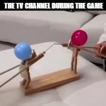 That Feeling! | WHEN SOMEONE TRIES TO CHANGE THE TV CHANNEL DURING THE GAME | image tagged in gifs,robots,memes,funny,tv | made w/ Imgflip video-to-gif maker