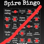 Spire Bingo | BINGO | image tagged in spire bingo | made w/ Imgflip meme maker