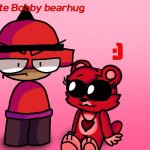 Bambox and Bobby Bearhug | Nah,I hate Bobby bearhug; :) | image tagged in bambox and bobby bearhug,bobby bearhug,poppy playtime,bambox,vs banbodi | made w/ Imgflip meme maker