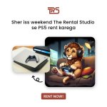 Renting PS5 from The Rental Studio