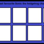 top 10 least favorite sonic the hedgehog characters meme