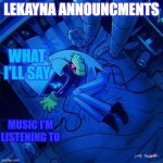 New lekayna announcements