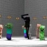 Minecraft Mobs Dancing GIF Template