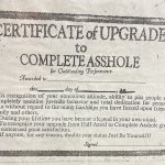 Complete Asshole Award template