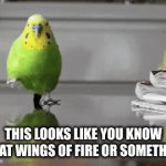 OMG | THIS LOOKS LIKE YOU KNOW WHAT WINGS OF FIRE OR SOMETHING | image tagged in gifs,wings of fire | made w/ Imgflip video-to-gif maker