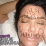 sharpie on sleeping face