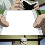 Jotaro slams paper