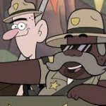 Sheirf and deputy gravity falls