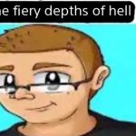 the fiery depths of hell template