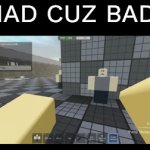 istg those kids are the ones who cause u to be mad stfu and stop being a dick | "MAD CUZ BAD-" | image tagged in gifs,fun,funny,memes,murder,gaming | made w/ Imgflip video-to-gif maker