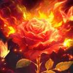 Flaming Rose