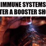 Immune systems after booster shots | IMMUNE SYSTEMS AFTER A BOOSTER SHOT | image tagged in gifs,medicine,jpfan102504 | made w/ Imgflip video-to-gif maker