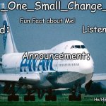 _One_Small_Change_ announcement template_Update2 meme