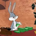 Bugs Bunny Counting Money GIF Template