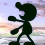 Mr. Game and Watch Clapping GIF Template