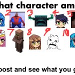 What character I’m I?