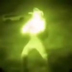 Dancing army man with glow sticks GIF Template
