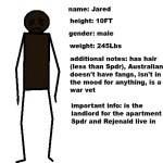 Jared's info meme