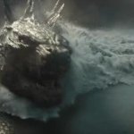 Godzilla retiring GIF Template