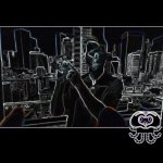 man in the city clipart