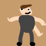 Man with 3 Arms Cartoon
