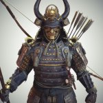 Samauri warrior armor weapons japanese jpp