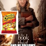 Thomas Kloser | Thomas Kloser is not a criminal; AND HE FOLLOWS MEDICAL ADVICE. THAT'S WHY HE'S A WICCAN WITH A GUN. | image tagged in book thief cheetos | made w/ Imgflip meme maker