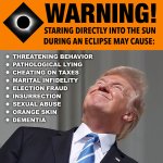 Solar Eclipse Meme Trump Meme meme