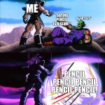 Turles | ME; "SAYING PENCIL IS A SLUR!"; AI "ARTISTS"; PENCIL PENCIL PENCIL PENCIL PENCIL! | image tagged in turles | made w/ Imgflip meme maker