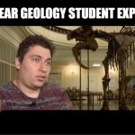 4th year geology student