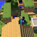 Minecraft Steve Falling Down GIF Template