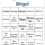Abigblueworld Bingo template