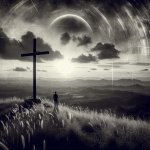 Man on a hill