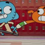 Gumball and Darwin run