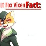 Lt. Fox Vixen Fact (Blank)