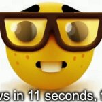 nerd moment | “0 views in 11 seconds, fell off | image tagged in gifs,nerd | made w/ Imgflip video-to-gif maker