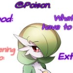 Poison's Gardevoir temp meme