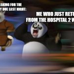 Meme | THE TEACHER ASKING FOR THE 3000 WORD ESSAY DUE LAST NIGHT:; ME WHO JUST RETURNED FROM THE HOSPITAL 2 WEEKS AGO: | image tagged in what's going on | made w/ Imgflip meme maker