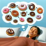 Dreaming of doughnut funny