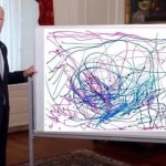 Biden scribbles