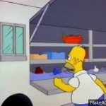 Homero hamburguesa GIF Template