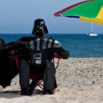 Darth Vader Beach Meme Generator - Imgflip