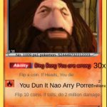 Haggord Pokemon Card